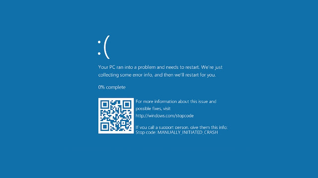 Klasikleşen mavi hata ekranı Windows 11 ile geri dönüyor