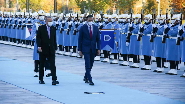 İspanya Hükümet Başkanı Pedro Sanchez PerezCastejon, Türkiye'de. 