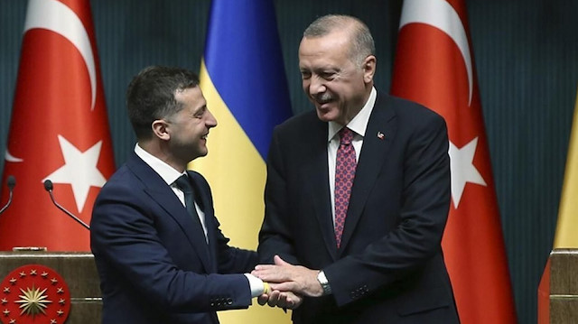 Ukrayna Devlet Başkanı Zelensky - Cumhurbaşkanı Erdoğan