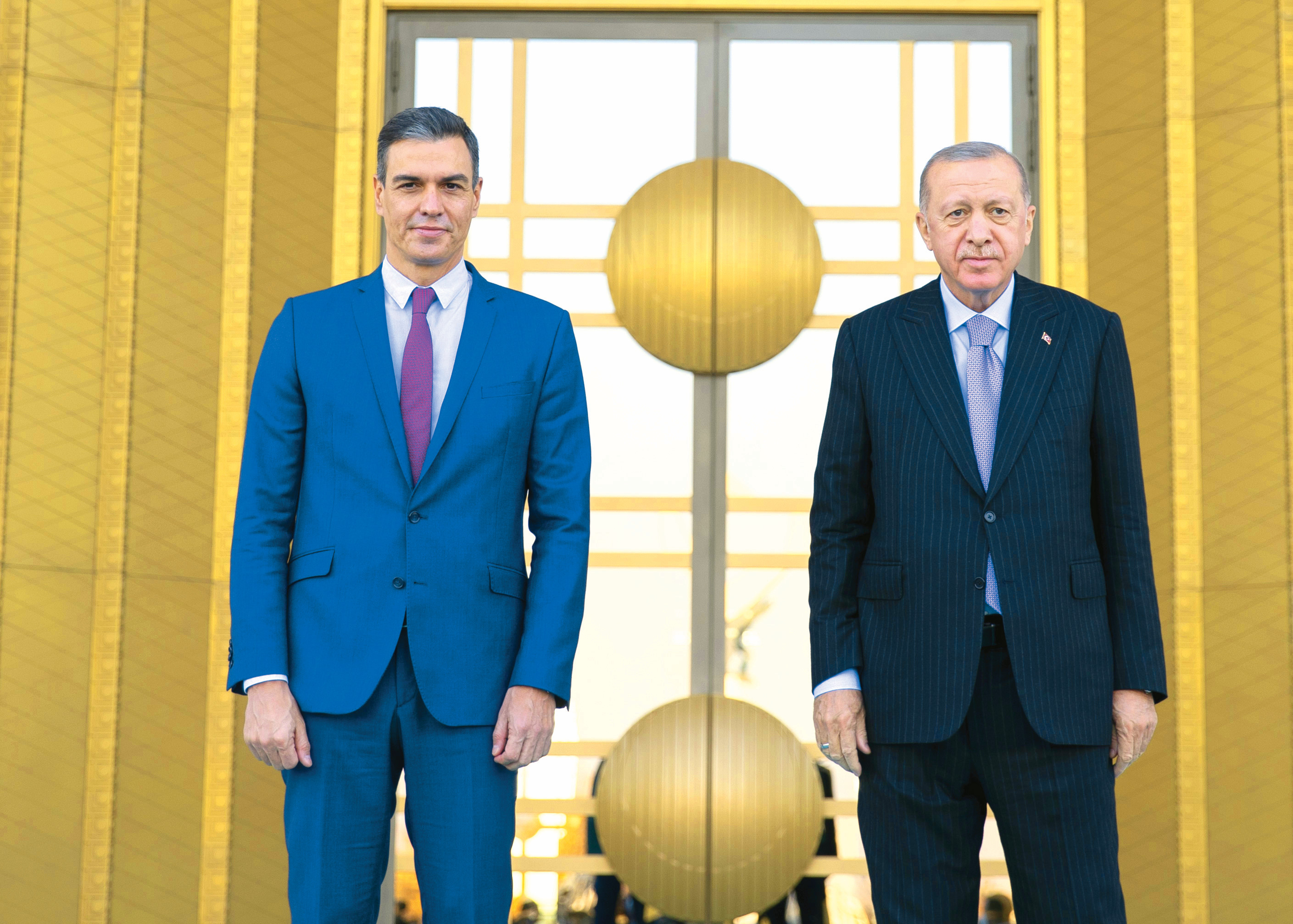 Pedro Sanchez-Recep Tayyip Erdoğan