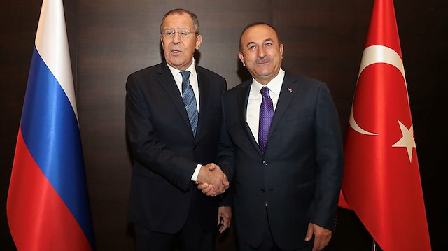 Rusya Dışişleri Bakanı Sergey Lavrov - Dışişleri Bakanı Mevlüt Çavuşoğlu