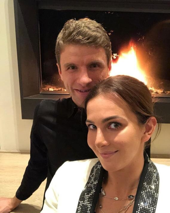 Thomas Müller ve eşi Lisa Müller
