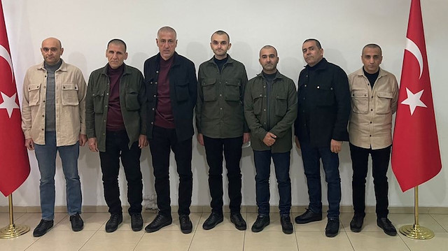 Libya'da yaklaşık 2 yıldır alıkonulan 7 Türk vatandaşı kurtarıldı.