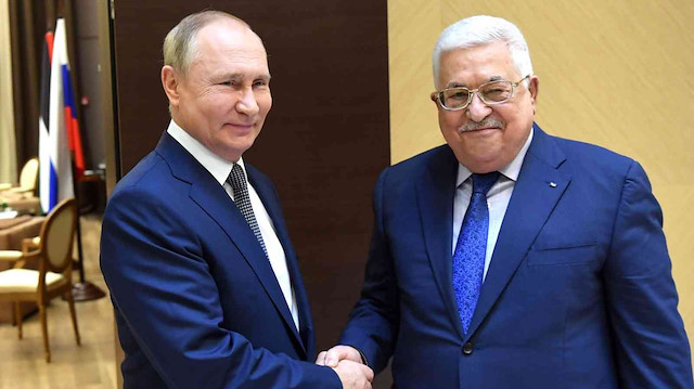 Putin ve Mahmud Abbas