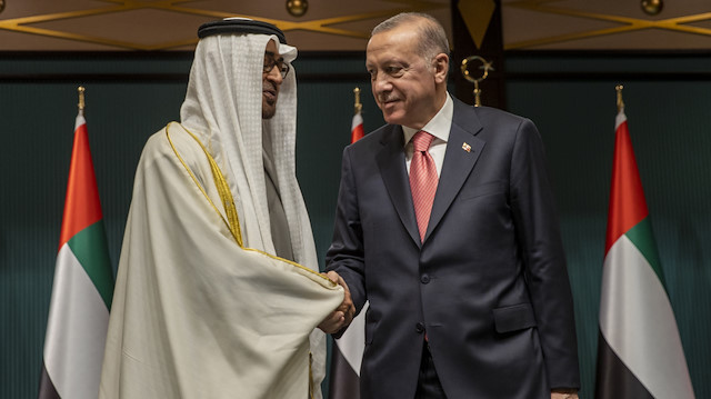 Cumhurbaşkanı Erdoğan - Abu Dabi Veliaht Prensi Al Nahyan