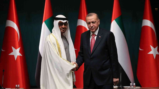Veliaht Prens Al Nahyan ve Cumhurbaşkanı Erdoğan 
