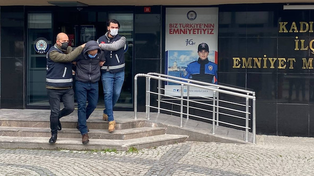 E.Y. isimli saldırgan şahsı kısa sürede yakalayarak gözaltına aldı.