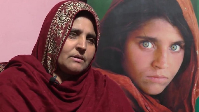 'Afgan kızı' Şarbat Gula.