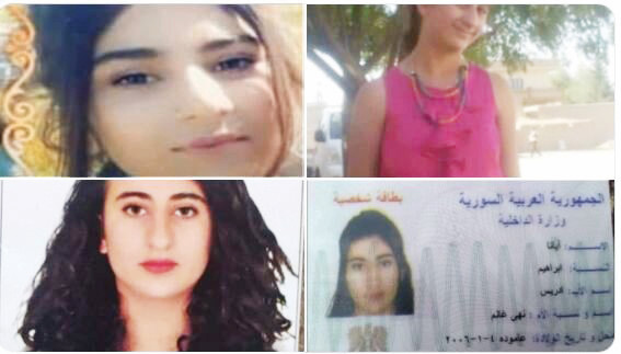 PKK, Amuda’da 15 ve 16 yaşlarındaki Hediyye Abdürrahim Anter, Evin Celal Halil ve Ayana İdris İbrahim adlı 3 kız çocuğunu kaçırdı.