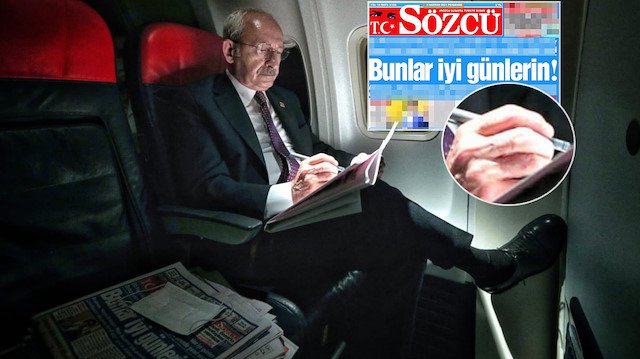 Kemal Kılıçdaroğlu'nun sosyal medyaya servis edilen haziran ayında çekilmiş görüntüsü.