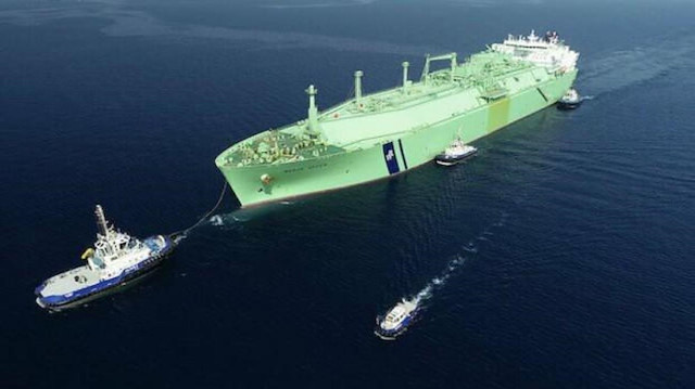 Cezayir'den yola çıkmıştı: Dev LNG gemisi Türkiye'ye ulaştı