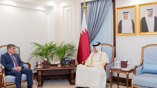 قطر..رئيس مجلس الشورى والسفير التركي يبحثان التعاون البرلماني