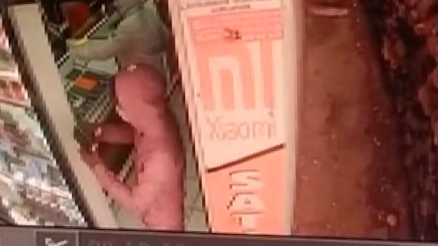 Kamerasını inceleme bahanesiyle cep telefonunu çalan hırsız güvenlik kamerasında