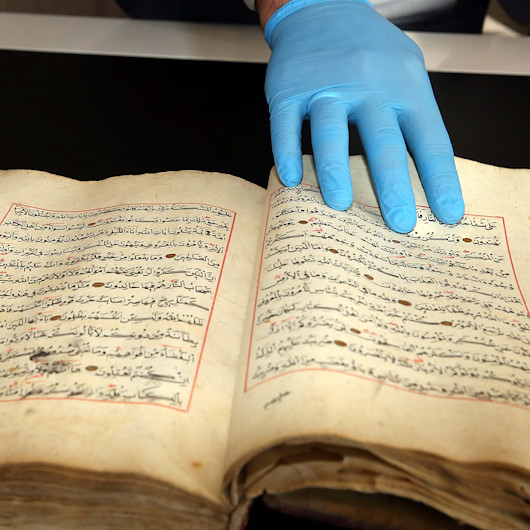 Tokatta lise kütüphanesinde 2 el yazması Kuran-ı Kerim bulundu: Birisi 730 yıllık