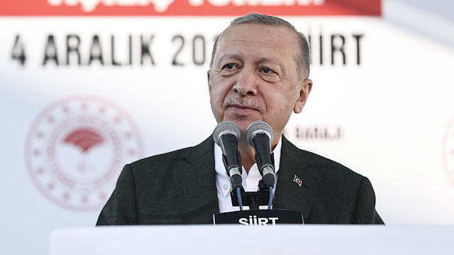Cumhurbaşkanı Erdoğan Siirt'te toplu açılış töreninde konuştu.
