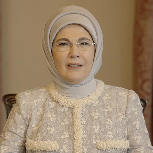 Emine Erdoğan Siirt'te bir kütüphanenin açılışını yaptı