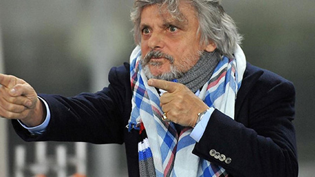 Sampdoria kulüp başkanı Massimo Ferrero