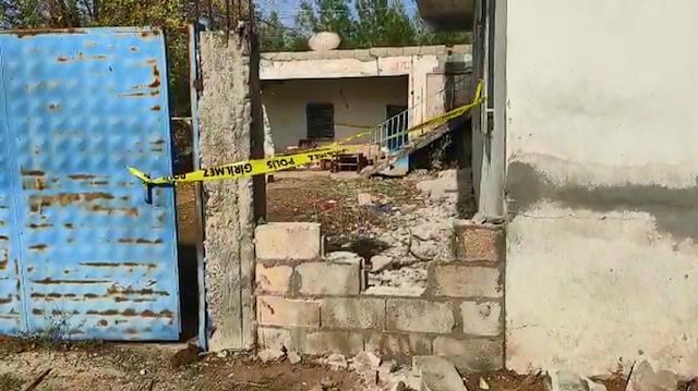 Terörist Ferhat Tunç'un kaldığı ev görüntülendi. 