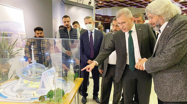 Cami Projeleri Sergisi’nin açılışı Bağlarbaşı Kongre ve Kültür Merkezinde gerçekleştirildi.