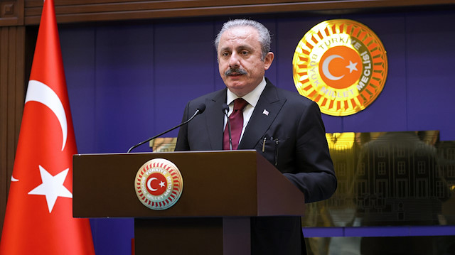 TBMM Başkanı Mustafa Şentop açıklama yaptı.