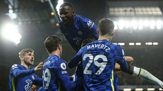 Chelsea'li futbolcuların gol sevinçleri