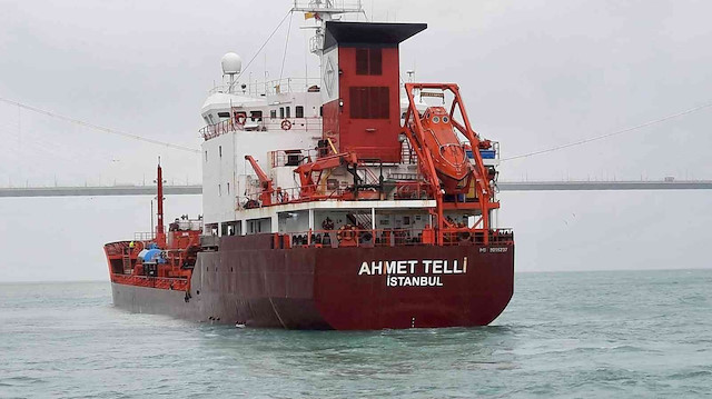 "Ahmet Telli" isimli tanker arızalandı.