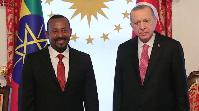 Etiyopya Başbakanı Abiy Ahmed Ali - Cumhurbaşkanı Recep Tayyip Erdoğan