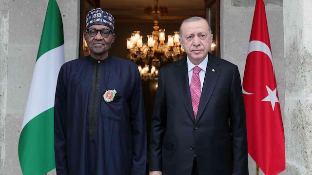 Nijerya Cumhurbaşkanı Muhammed Buhari - Cumhurbaşkanı Recep Tayyip Erdoğan