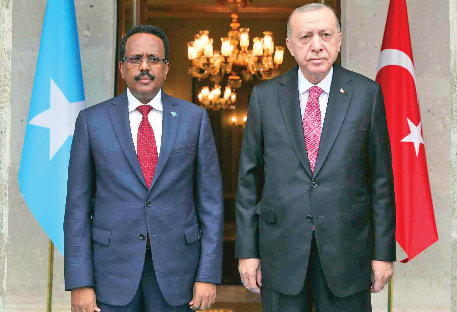 Somali Cumhurbaşkanı Muhammed Farmajo - Cumhurbaşkanı Erdoğan