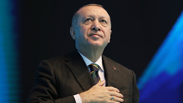 Arşiv - Cumhurbaşkanı Erdoğan Türksat 5 B uydusunun uzaya fırlatma törenine bir video mesaj gönderdi.