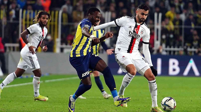 Fenerbahçe-Beşiktaş karşılaşmasından bir kare