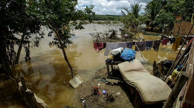 Brezilya'nın kuzeyindeki sel felaketi.
