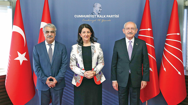 Mithat Sancar-Pervin Buldan-Kemal Kılıçdaroğlu