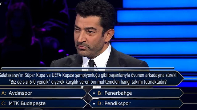 Milyoner'deki soru Fenerbahçelileri öfkelendirdi. 