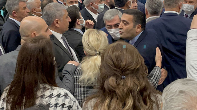 CHP'li İnan Güney'in kullandığı skandal ifadelerden sonra Meclis'te tansiyon yükseldi.