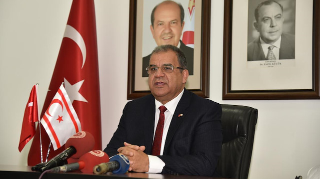 KKTC Başbakanı Faiz Sucuoğlu.