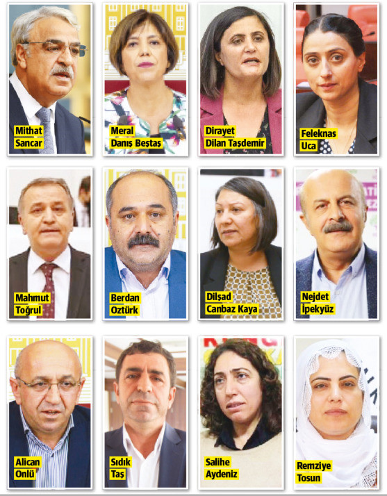 qMeclis’te Güzel dışında, “Örgüt üyeliği” suçundan fezleke bulunan 12 milletvekili var.