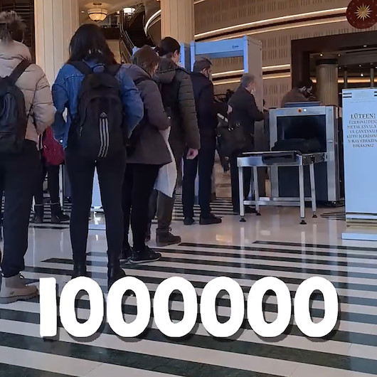 Cumhurbaşkanlığı Millet Kütüphanesine yoğun ilgi: Bir milyonu aşkın ziyaret
