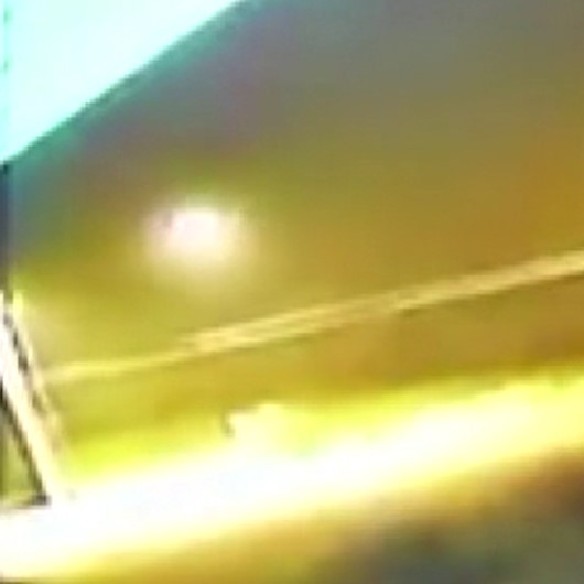 Kahramanmaraşta petrol boru hattındaki patlama anı kamerada