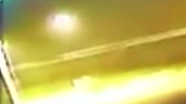 Kahramanmaraş'ta petrol boru hattındaki patlama anı kamerada