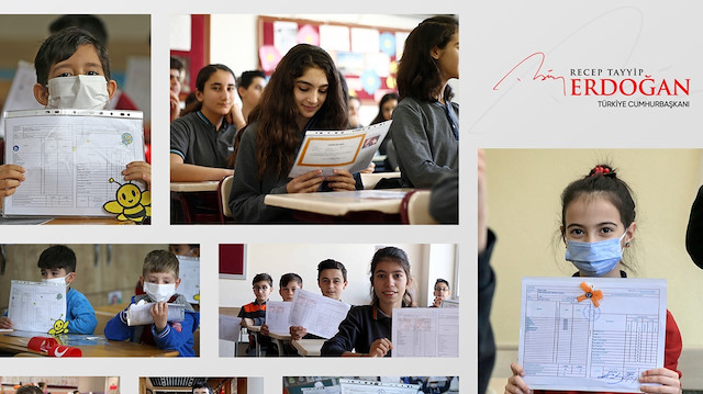 Cumhurbaşkanı Erdoğan öğrenciler için bir yarıyıl mesajı paylaştı.