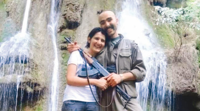 Semra Güzel ve PKK’lı 
sözlüsü Volkan Bora