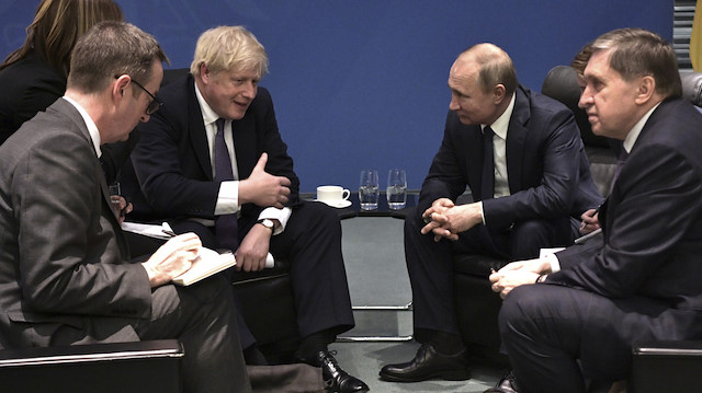 İngiltere Başbakanı Boris Johnson -  Rusya Devlet Başkanı Vladimir Putin