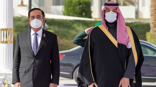 Tayland Başbakanı Prayut Çan-oça - Suudi Arabistan Veliaht Prensi Muhammed bin Selman