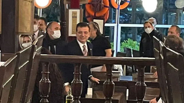 Ekrem İmamoğlu balıkçı restoranında görüntülenmişti