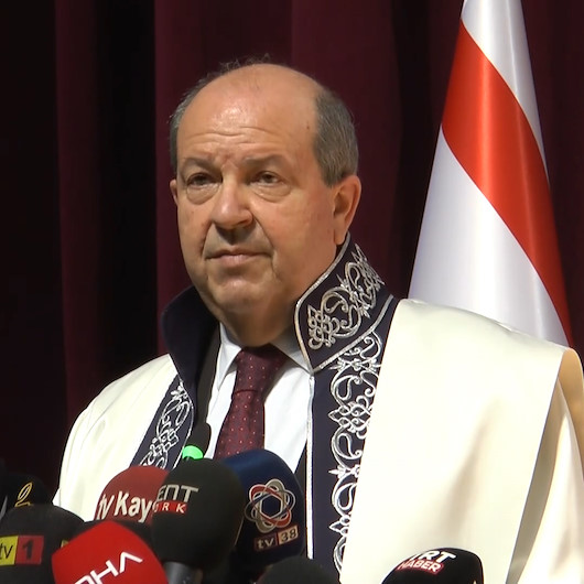 KKTC Cumhurbaşkanı Tatar: Biz direnmeye devam edeceğiz yeter ki Türkiye arkamızda dursun