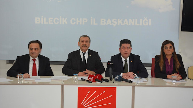 Rüşvet skandalı sonrası CHP Bilecik teşkilatında istifa