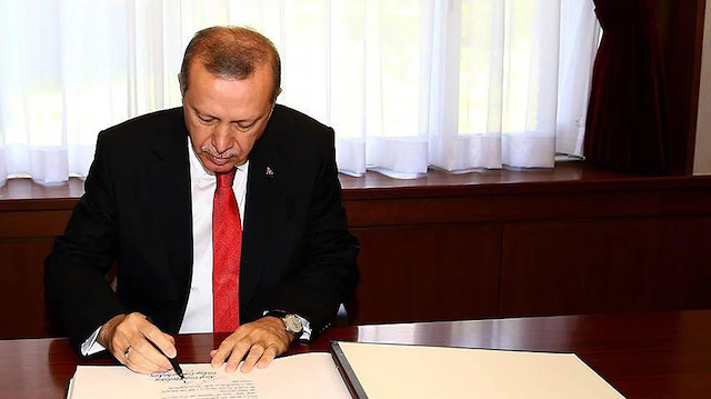 Cumhurbaşkanlığı Kararnamesi Cumhurbaşkanı Recep Tayyip Erdoğan’ın imzasıyla yayımlandı.