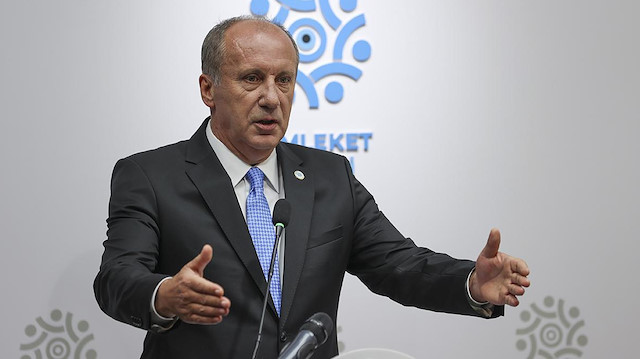 Memleket Partisi Genel Başkanı Muharrem İnce