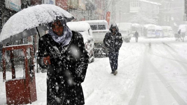 Meteorolojiden dört il için kuvvetli kar uyarısı